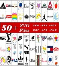 Famous Brand SVGs, Movie Character SVGs, Cartoon Character Clipart, Artistic SVG Bundle, Premium SVG Designs