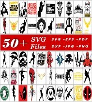 Movie SVG Bundle, Game SVG Designs, Cartoon SVG Files, Character SVG Art