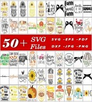 Farm SVG Bundle, Animal SVGs, Farmhouse Designs, Cute Farm Clipart, Cricut Ready, Silhouette Files