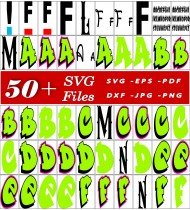 Fonts SVG, SVG Fonts Bundle, Movie Character Fonts, Cartoon Font Pack, Artistic SVG Designs