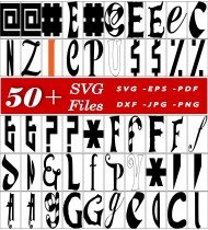 Fonts SVG Bundle, High-Quality Font Designs, Movie Character Fonts, Cartoon Font Sets, Artistic Font Elements