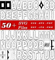 Fonts SVG Bundle, Movie Fonts, Cartoon Fonts SVG, Artistic Fonts, SVG Design Assets