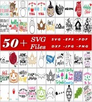 Christmas SVG Bundle, Easter SVG Designs, Holidays SVG Files, Festive SVG Collection, Cartoon Character SVGs