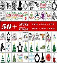 Christmas SVG Bundle, Easter SVG Designs, Holiday SVG Files, Seasonal SVG Cut Files, Cricut SVG Designs