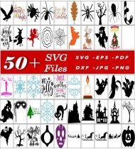 Christmas SVG Bundle, Easter SVG Designs, Holiday SVG Files, Movie Character SVG, Cartoon SVG Art, Digital Crafting Assets