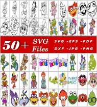 Muppet Babies SVG, Disney SVG Files, Cartoon SVG, Baby Characters SVG, Disney Clipart