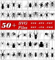 Spider Web SVG, Silhouette Vector, Halloween Design, Spiderweb Clipart, Spooky SVG