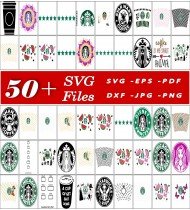 Starbucks SVG Bundle, Coffee SVG Designs, Starbucks Clipart, Digital Art, Commercial Use