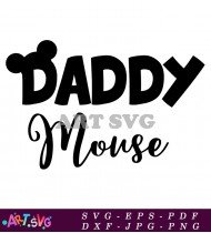 Daddy Mouse Disney T-Shirt Vector Design SVG