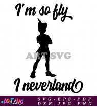 Peter Pan Disney Character Funny SVG Design 1