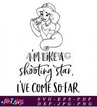 Disney Movie Quote Star Shooting SVG