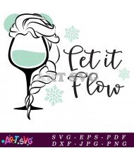 Disney Frozen Let it Flow SVG 1