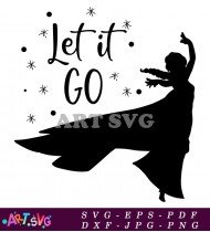 Let It Go Disney Frozen Movie SVG 1