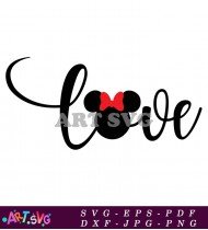 You Mickey Mouse Silhouette Design SVG