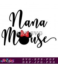 Nana Mouse SVG Design