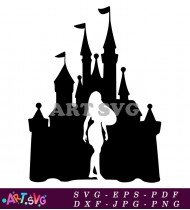 Disney Magic Kingdom Cinderella Castle Silhouette Svg SVG