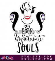 Disney Ursula Door Unfortunate Souls Svg Design SVG