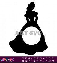 Cinderella Disney Silhouette Svg Design Printable SVG