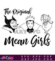 Mean Girls Disney Villains SVG