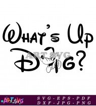 What's Up Dig Disney Design SVG