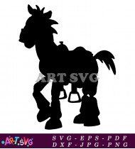 Silhouette Toy Story Woody Character Clip Art SVG