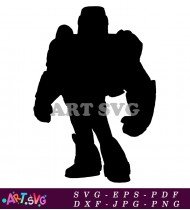 Silhouette Toy Story Buzz Lightyear Vector SVG