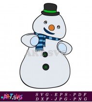 Doctor McStuffins Snowman Christmas Holiday Cartoon Character SVG 2