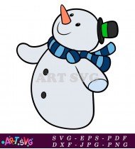 Doctor McStuffins Snowman Christmas Holiday Cartoon Character SVG 3