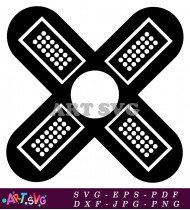 Medical Bandage Adhesive Plaster First Aid Symbol SVG 2