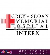 Grey Sloan Memorial Hospital Intern Medical TV SVG 2