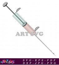 Medical Syringe SVG Design For T-Shirts