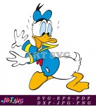 Donald Duck Cartoon Character Clipart Image Free SVG 4