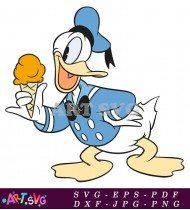 Donald Duck Cartoon Character Clipart Image Free SVG 5