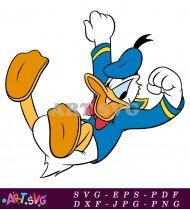 Donald Duck Cartoon Character Clipart Image Free SVG 6