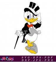 Donald Duck Cartoon Character Clipart Image Free SVG 8