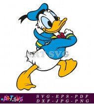 Donald Duck Cartoon Character Clipart Image Free SVG 17