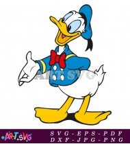 Donald Duck Cartoon Character Clipart Image Free SVG 18