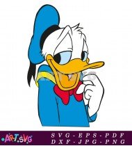 Donald Duck Cartoon Character Clipart Image Free SVG 19