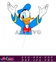 Donald Duck Cartoon Character Clipart Image Free SVG 20