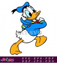 Cartoon Character of Donald Duck Illustration SVG 1