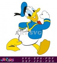 Donald Duck Cartoon Illustration Character SVG 1