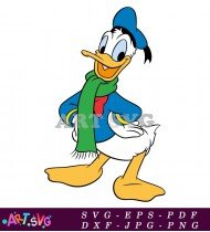 Donald Duck Cartoon Character Images SVG 1