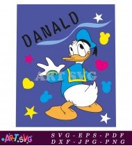 Cartoon Donald Duck Clipart Images Free SVG