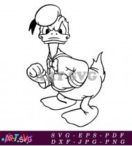 Cartoon Donald Duck Images Clipart SVG