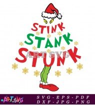 Stinky Stank Stun Christmas Grinch SVG 1