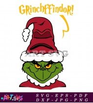 Grinch Christmas Decor Ornament Printable SVG