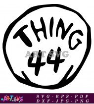 Thing 44 Fun Printable Character Design SVG 1