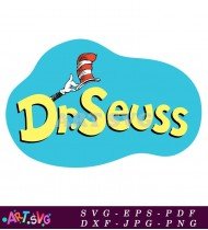 Dr. Seuss Cat Fun Character SVG