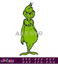 Grinch Illustration Character SVG