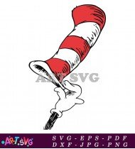 The Cat in the Hat Illustration SVG 1